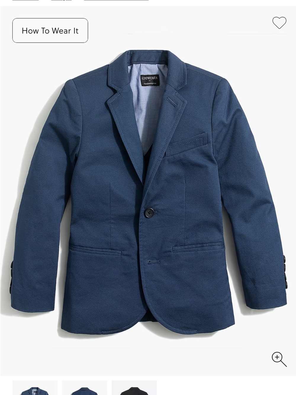 JCrew Crewcuts Boys' Blue Blazer